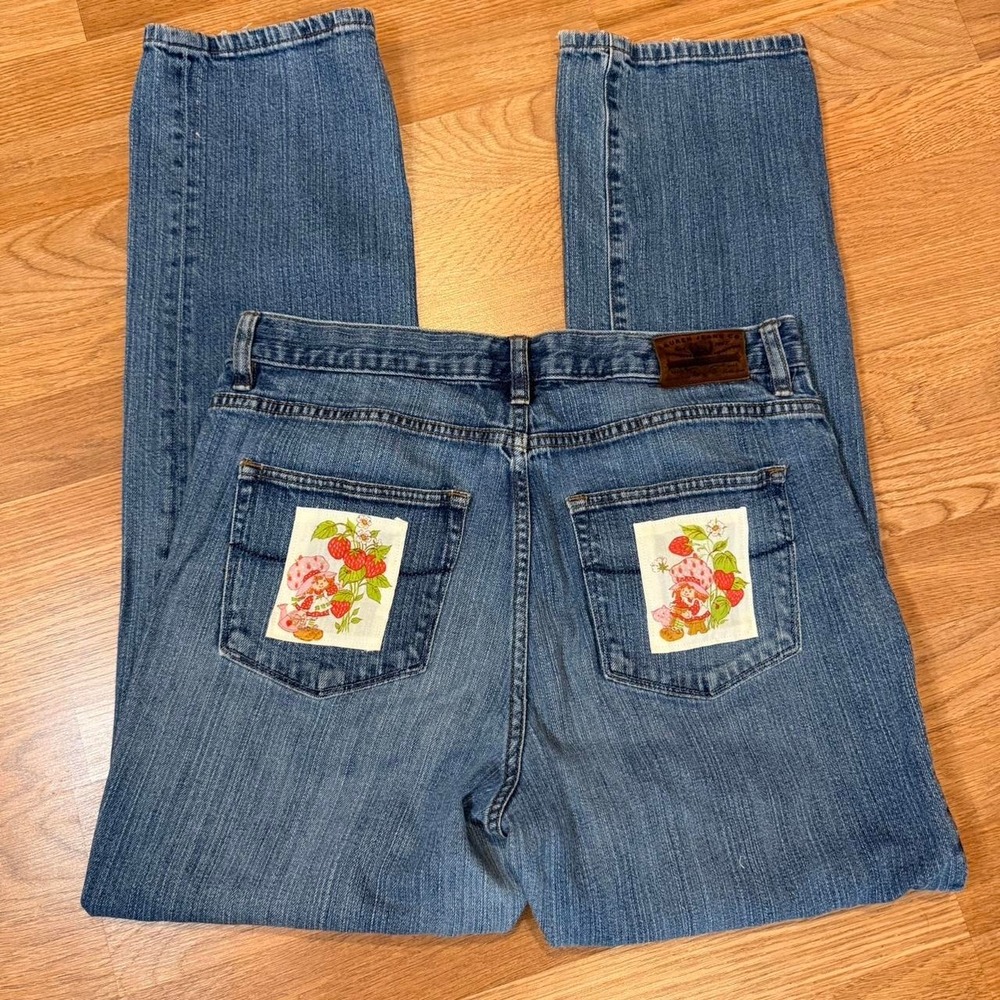 Strawberry Shortcake on Vintage Ralph Lauren Women's‎ Straight Jeans Retro Sz 10